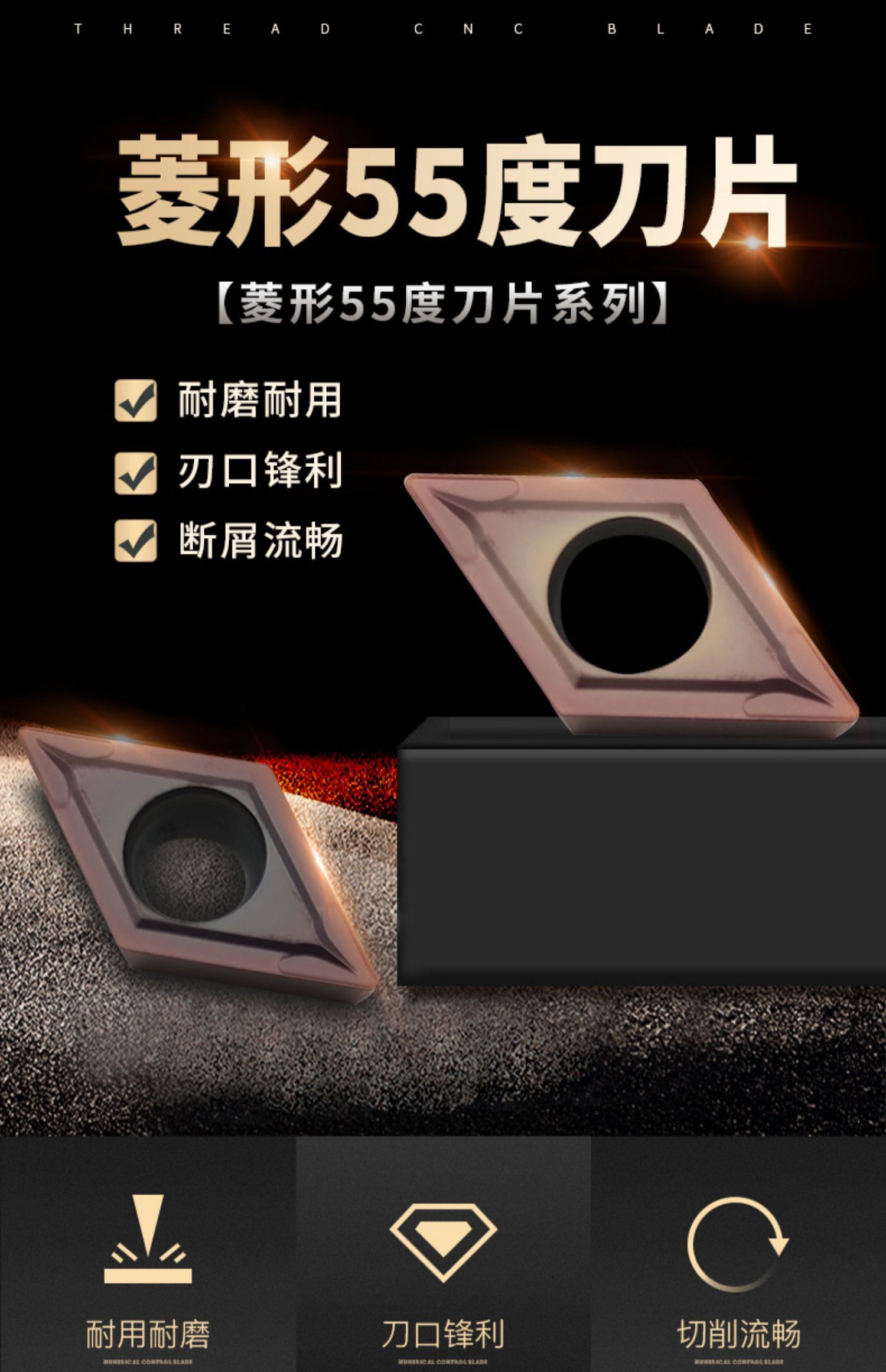DCMT菱形刀片